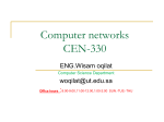 Computer networks CEN-330