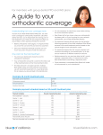 Member Guide to Ortho Coverage.
