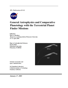 General Astrophysics And Comparative Planetology