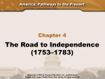 The Road to Independence (1753–1783)