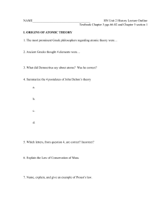 Ch2 lecture outline - OnCourse Systems For Education