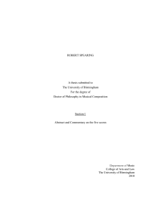 PhD Degree ABSTRACT and commentary