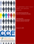 valentine`s day fact sheet on sexual health