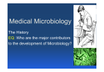 History Microbiology