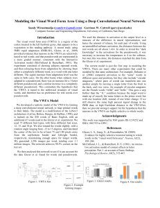 Modeling the Visual Word Form Area Using a Deep Convolutional