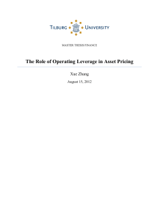 The Role of Operating Leverage in Asset Pricing