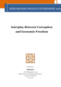 Interplay Between Corruption and Economic Freedom