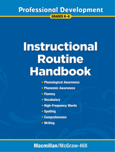 instructional routine book