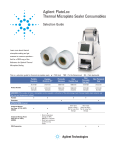 PlateLoc Seal Selection Guide