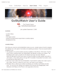 GoSkyWatch User`s Guide
