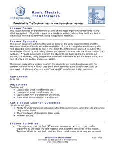 Basic Electric Transformers