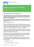 Schizophrenia - BMJ Best Practice