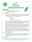 Clover Petal Badge Blueprint