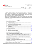 DLP® System Optics Application Note