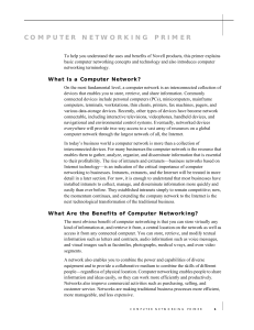 computer networking primer