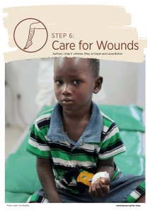 Care for Wounds - American Leprosy Missions