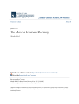 The Mexican Economic Recovery - Scholarly Commons
