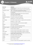 Chapter 2 Glossary - Forge Valley School