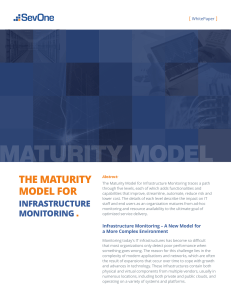 Maturity Model for Infrastructure Monitoring