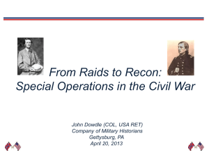 Special Operations in the Civil War