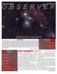 holiday lights - Denver Astronomical Society