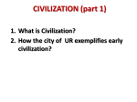 CIVILIZATION (part 1)