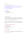 1 What to submit ? 2 Introduction 3 Basics of complex numbers