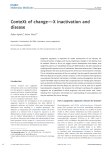 ConteXt of change—X inactivation and disease
