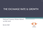 Day 4 - Industrial theme - Exchange rates and growth, Kevin Nell