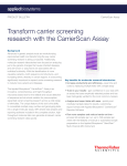 Read more about the CarrierScan Assay