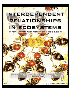 LS2.A- Interdependent Relationships in Ecosystems