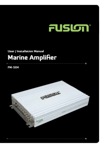 Marine Amplifier