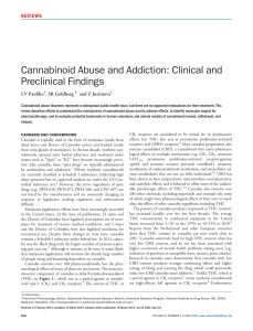 Cannabinoid Abuse and Addiction