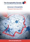 Advances in Encephalitis Research Summary 2014 The
