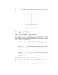 1.6 Quadric Surfaces