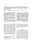 Clinicopathologic characteristics of elderly patients with