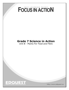 Focus in Action Learning Pack