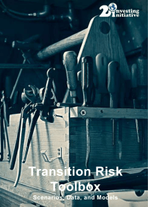 Transition Risk Toolbox - 2° Investing Initiative