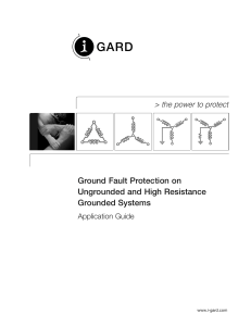 Ground Fault Protection on Ungrounded and High Resistance