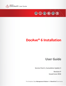 DocAve® 6 Installation