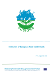 Estimates of European food waste levels IVL