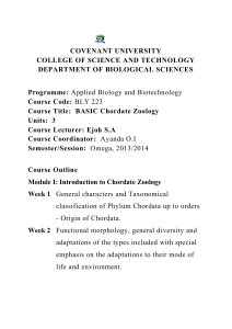 COVENANT UNIVERSITY COLLEGE OF