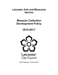 Museum Collection Development Policy 2014-2017