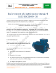Enforcement of electric motor standard SASO IEC60034-30