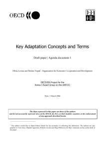 Key Adaptation Concepts and Terms