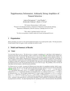 Supplementary Information: Arbitrarily Strong Amplifiers of Natural