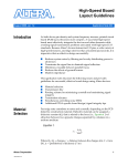 AN 224: High-Speed Board Layout Guidelines