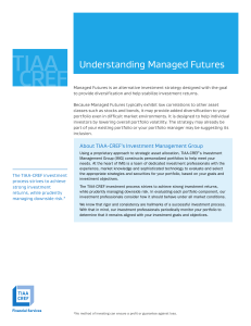 Understanding Managed Futures
