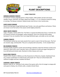 plant descriptions