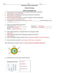 Benchmark 3 Study Guide Key